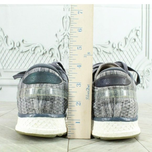 Saucony Freedom ISO 2 Gray Fabric Lace Up Running Sneakers Shoes Size 9.5 - Picture 6 of 9